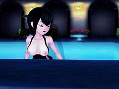 Rijpe mama in bikini krijgt een creampie in deze 3D-video