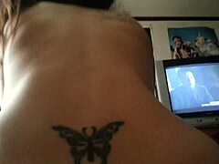 Perfect ass milf rides in reverse cowgirl