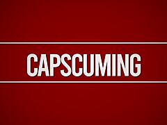 Eddie Cain's Capscuming video featuring Monniluv's mature pussy