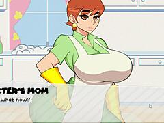 Animerede modne damer i et hot Dexter-tema pc-spil