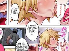 แม่ Bakugos ยั่วยวนลูกชายของเธอในฉาก Hentai ร้อน