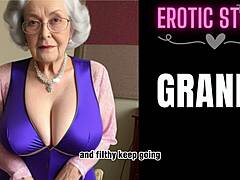 बड़ी और जवान: शर्मीली दादी एक आकर्षक परिपक्व में बदल जाती है
