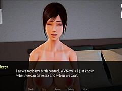 3D animált MILF és fia szexelnek egy vörössel