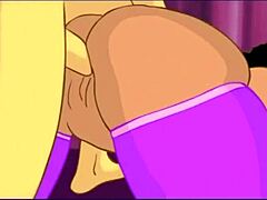 로키 족의 큰 엉덩이와 두꺼운 검은 엉덩이를 보여주는 만화 포르노