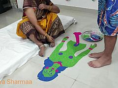 Indisk styvmor blir stygg med sin styvson i den här hemlagade porrfilmen