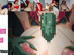 किंगडम के सबसे स्टीमी हेन्टाई वीडियो में रेडहेड और एनी सेक्स