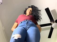 Exclusive video of a fat and curvy MILF